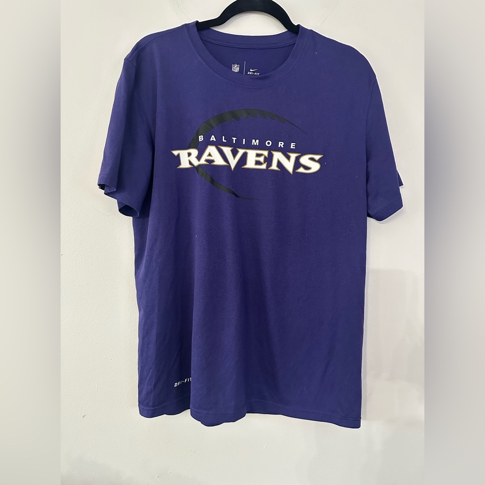 Nike Ravens Purple Short Sleeve Drifit Tee
